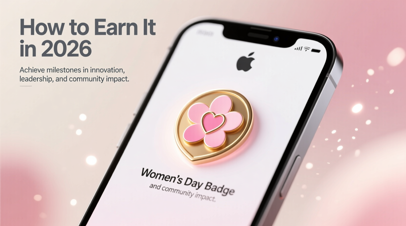 apple womens day badge