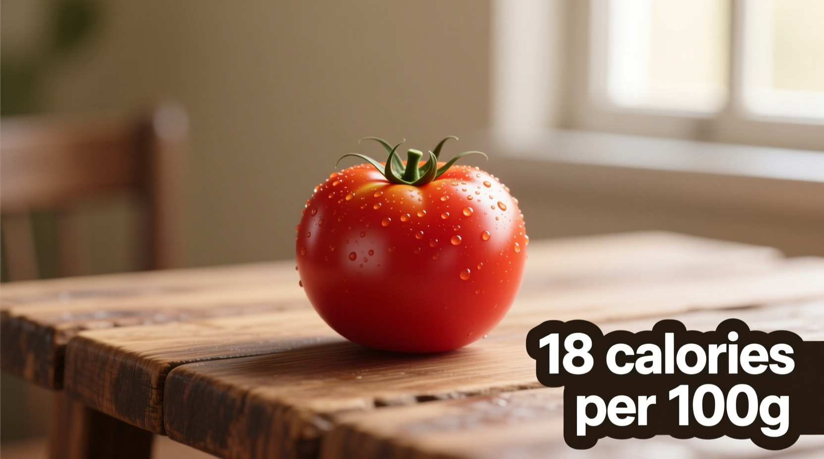 how many calories is in a tomato
