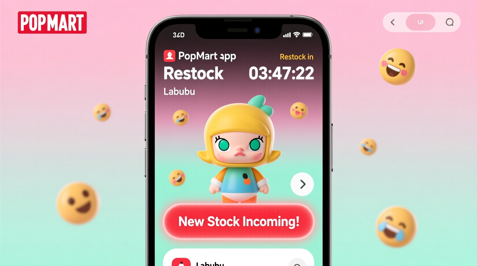 when do labubus restock on popmart app