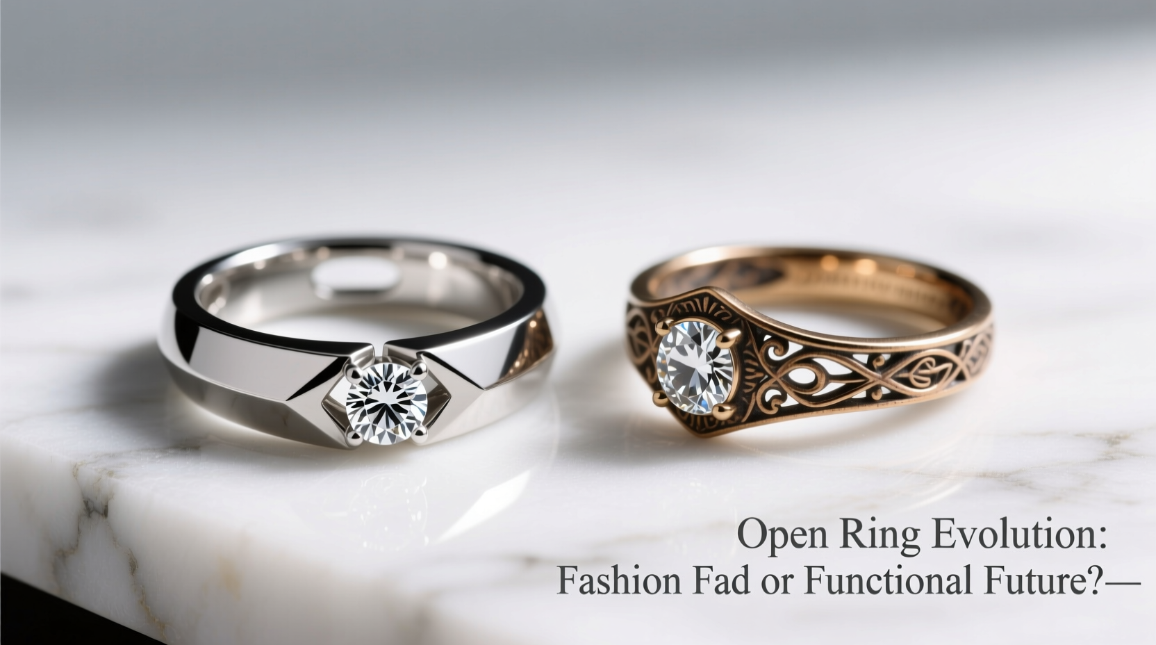 diamond open ring vs traditional are open rings just a fad or actually better