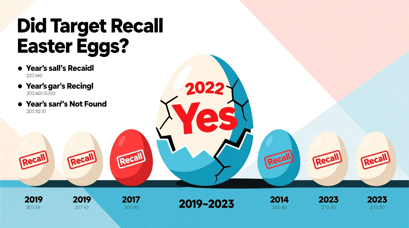 Did Target Recall Easter Eggs in Recent Years?