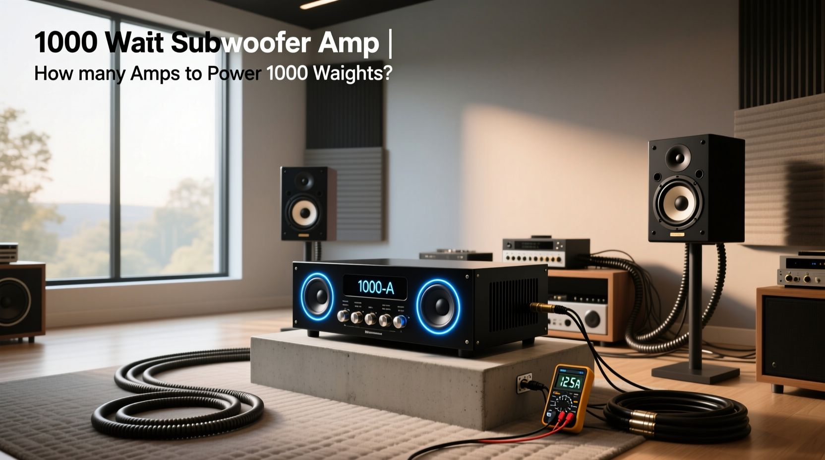 1000w subwoofer amp power wiring guide