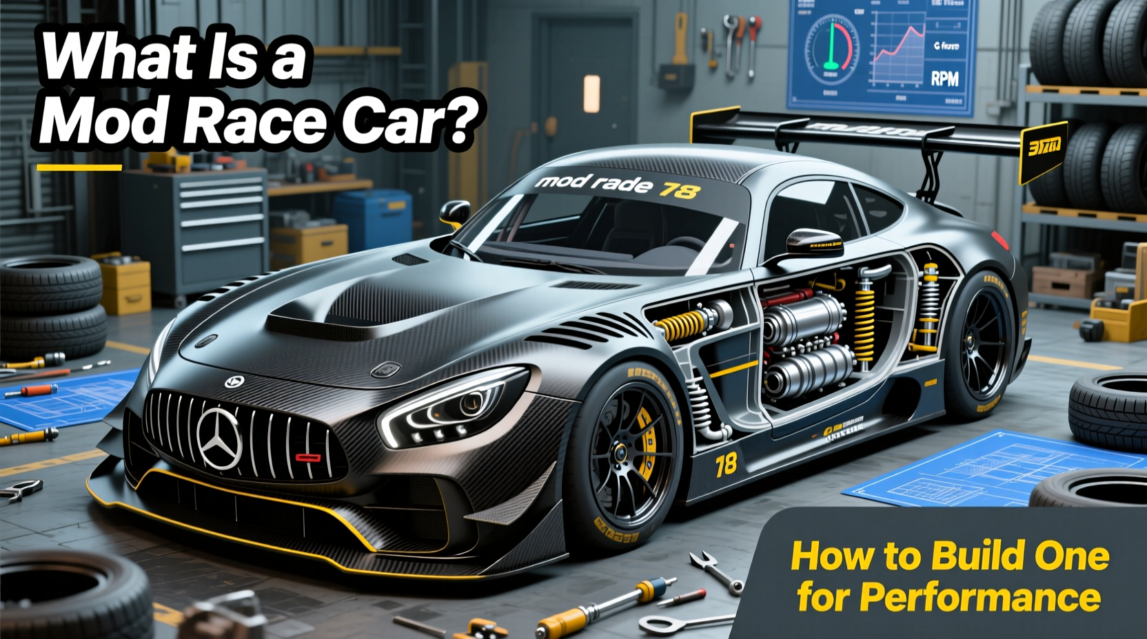 a mod race car