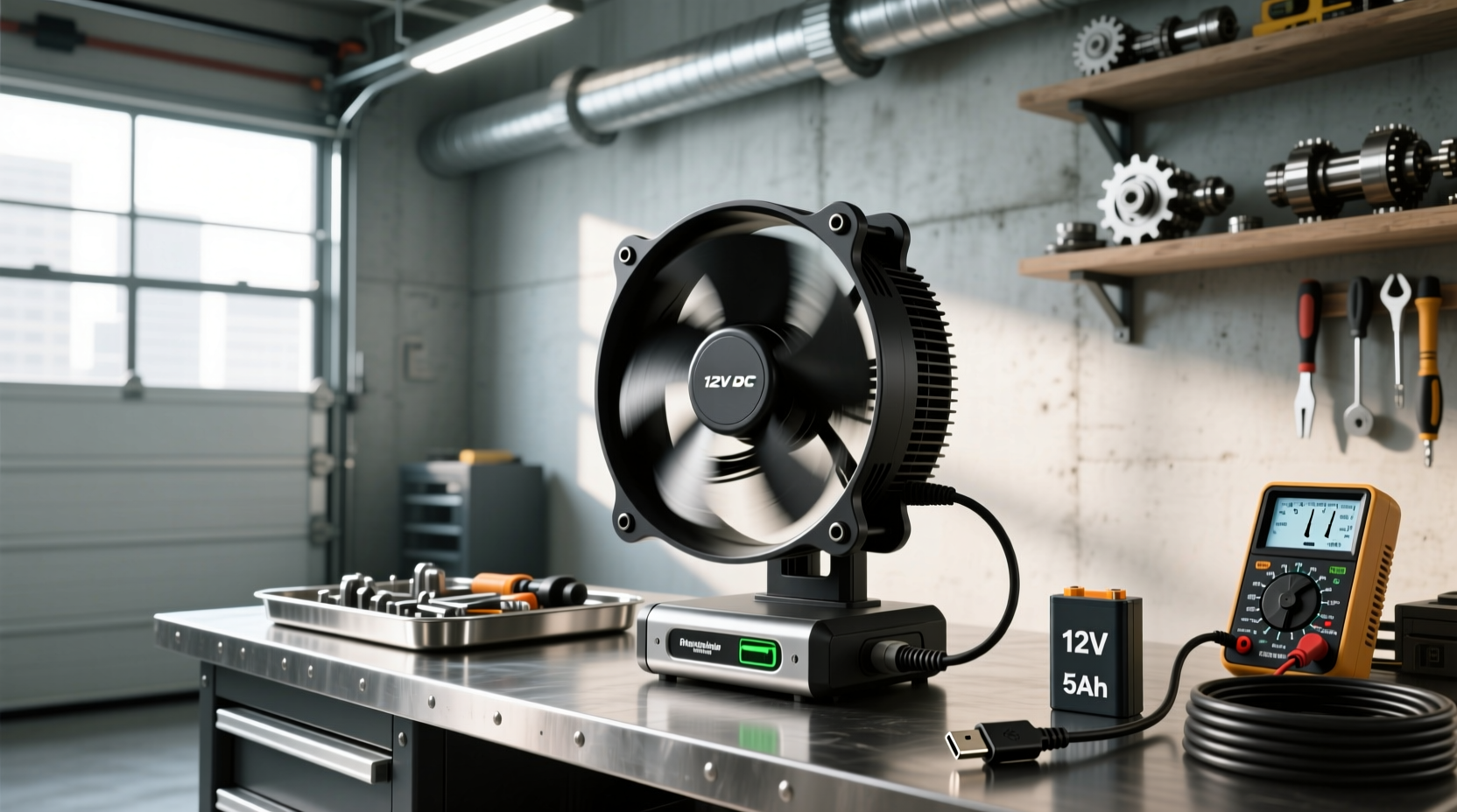 How to Choose a High-Speed 12V DC Fan with Battery for Portable Cooling