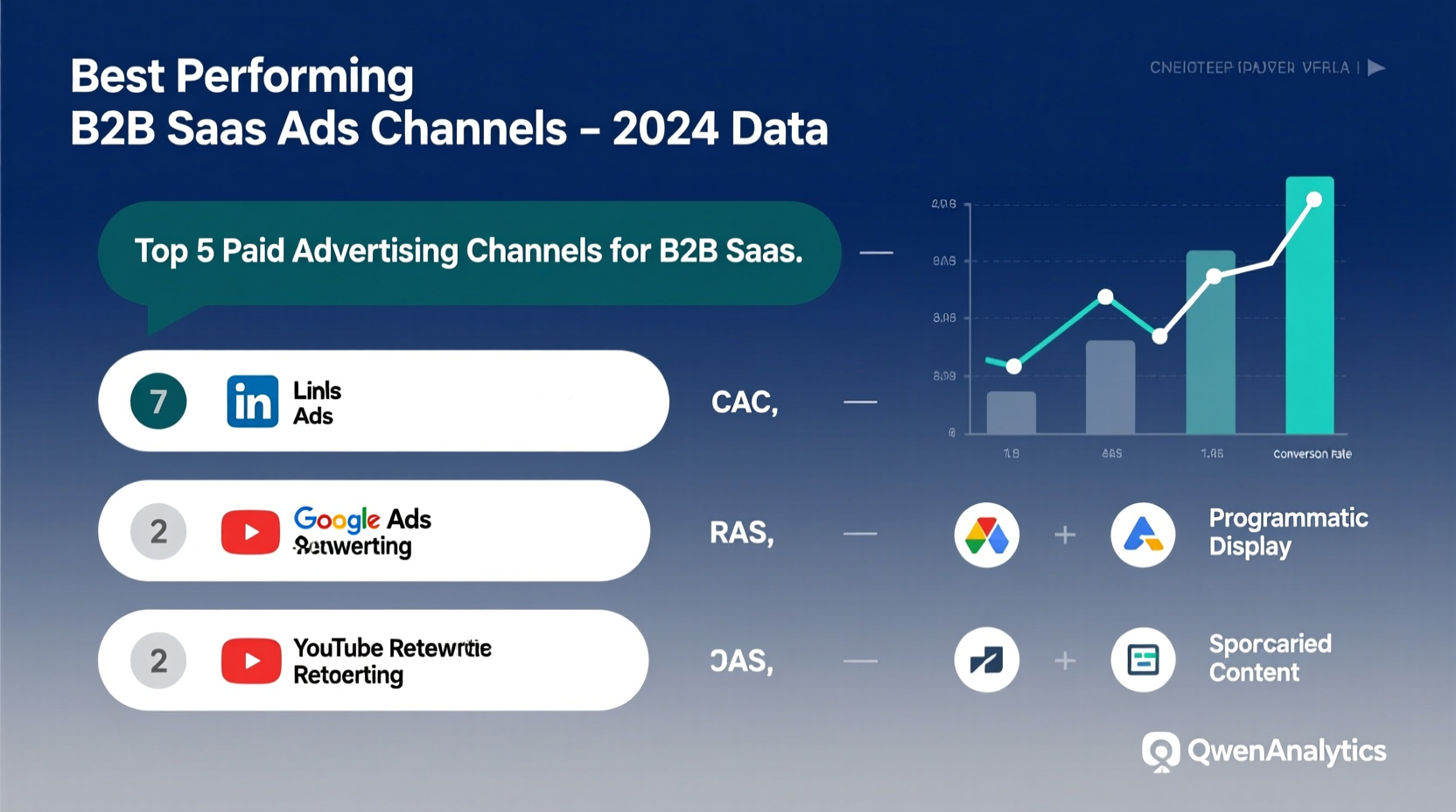 which paid advertising channels work best for b2b saas businesses