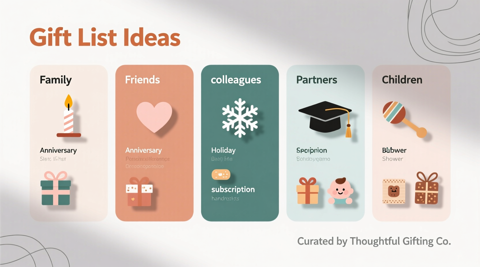 gift lists sorted ideas for everyone and every occasion