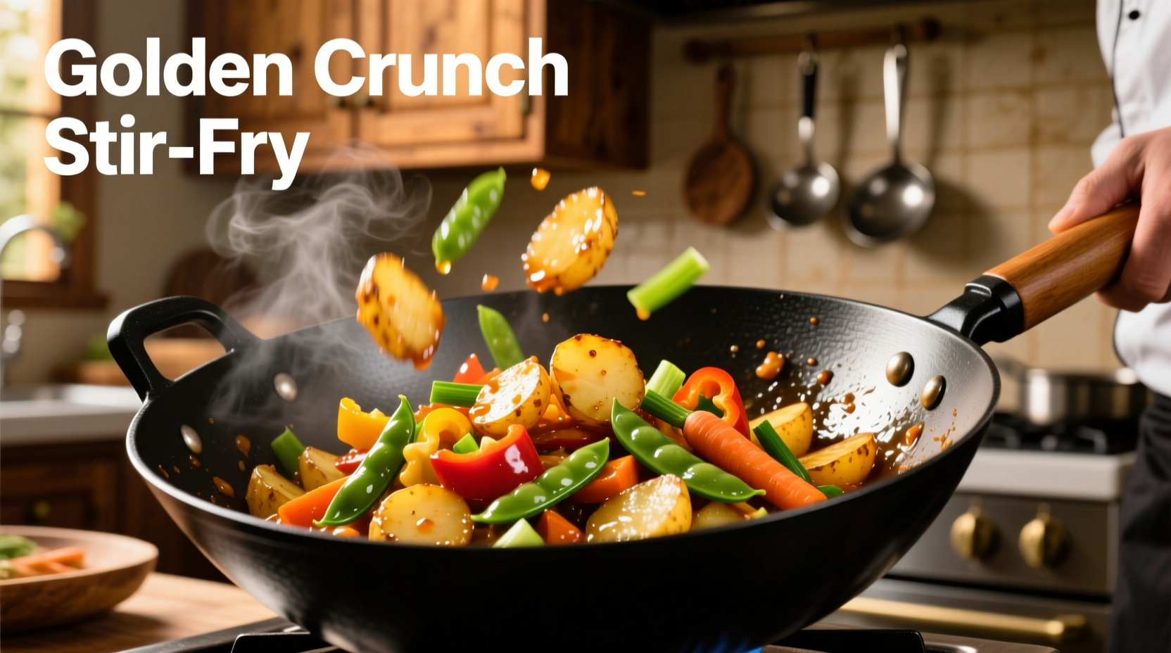 perfect potato stir fry  crispy results in 20 minutes