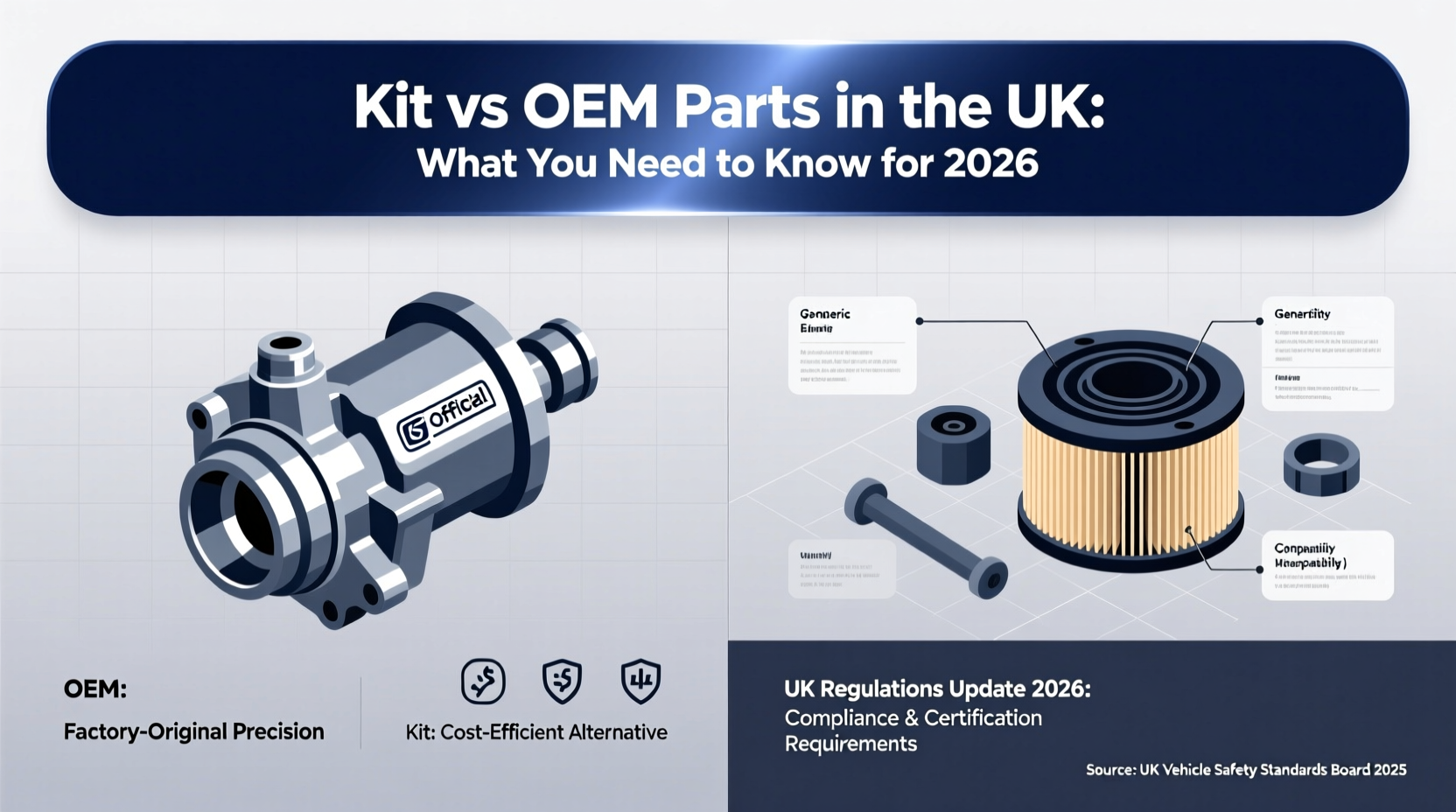 Kit vs OEM Parts in the UK: What You Need to Know for 2026