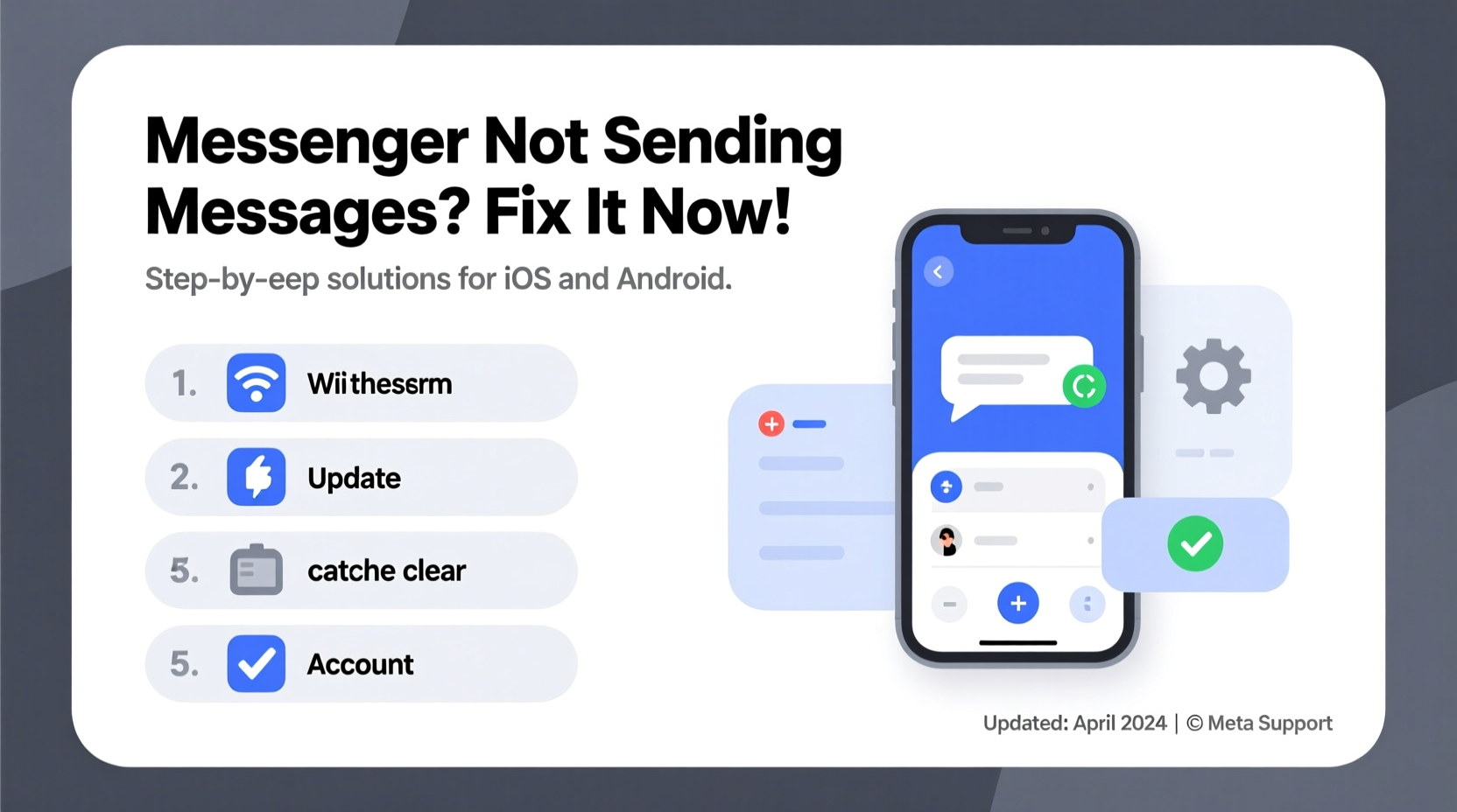 messenger not sending messages fixes troubleshooting