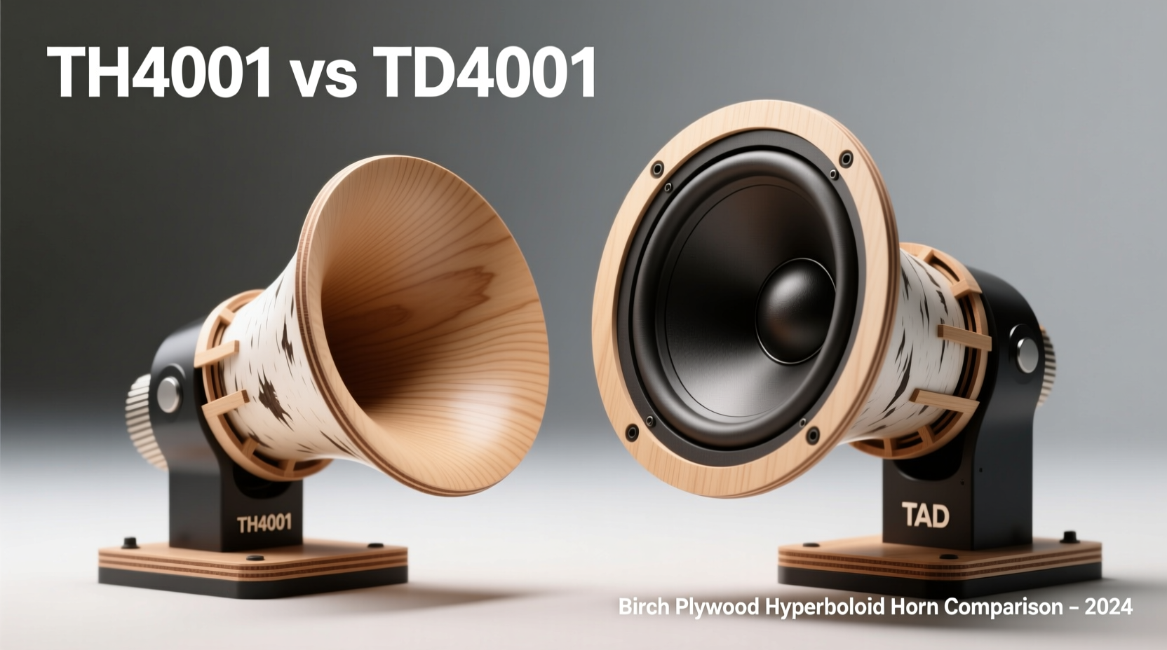 2 inch wooden horn birch plywood hyperboloid horn th4001 copy suit for tad td4001 speaker