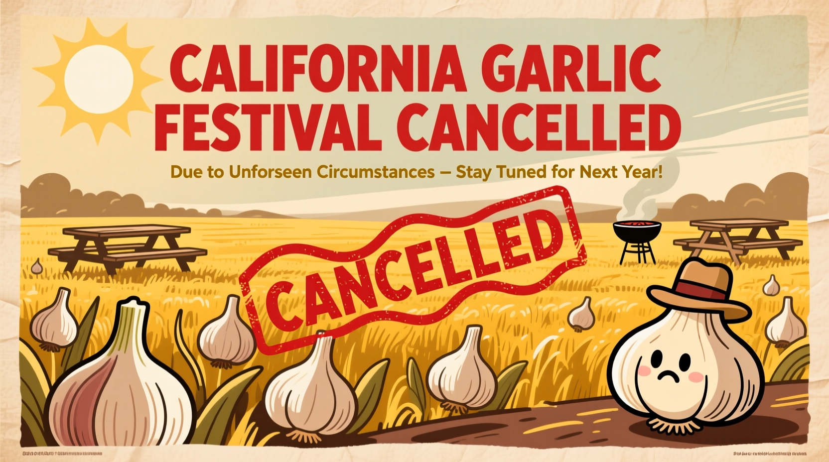 California Garlic Festival 2024 Canceled: Official Reasons