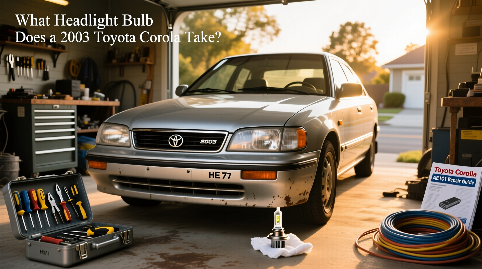 2003 toyota corolla headlight bulb guide