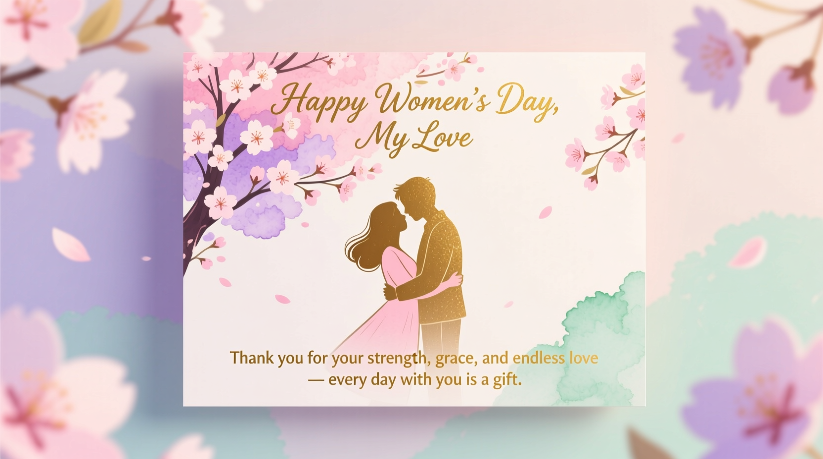 happy womens day message to my wife