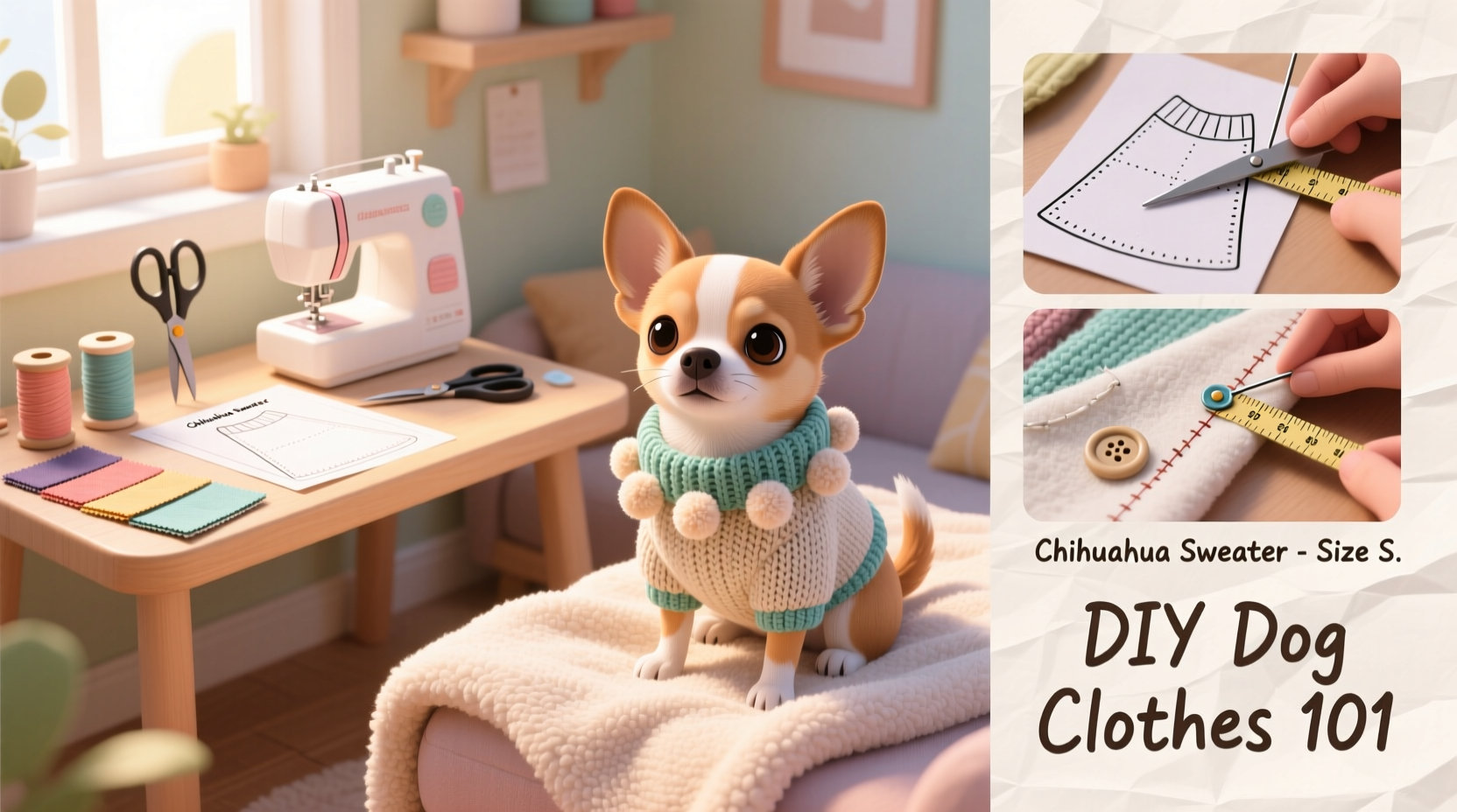 creative and comfortable a beginners guide to making chihuahua dog clothes at home