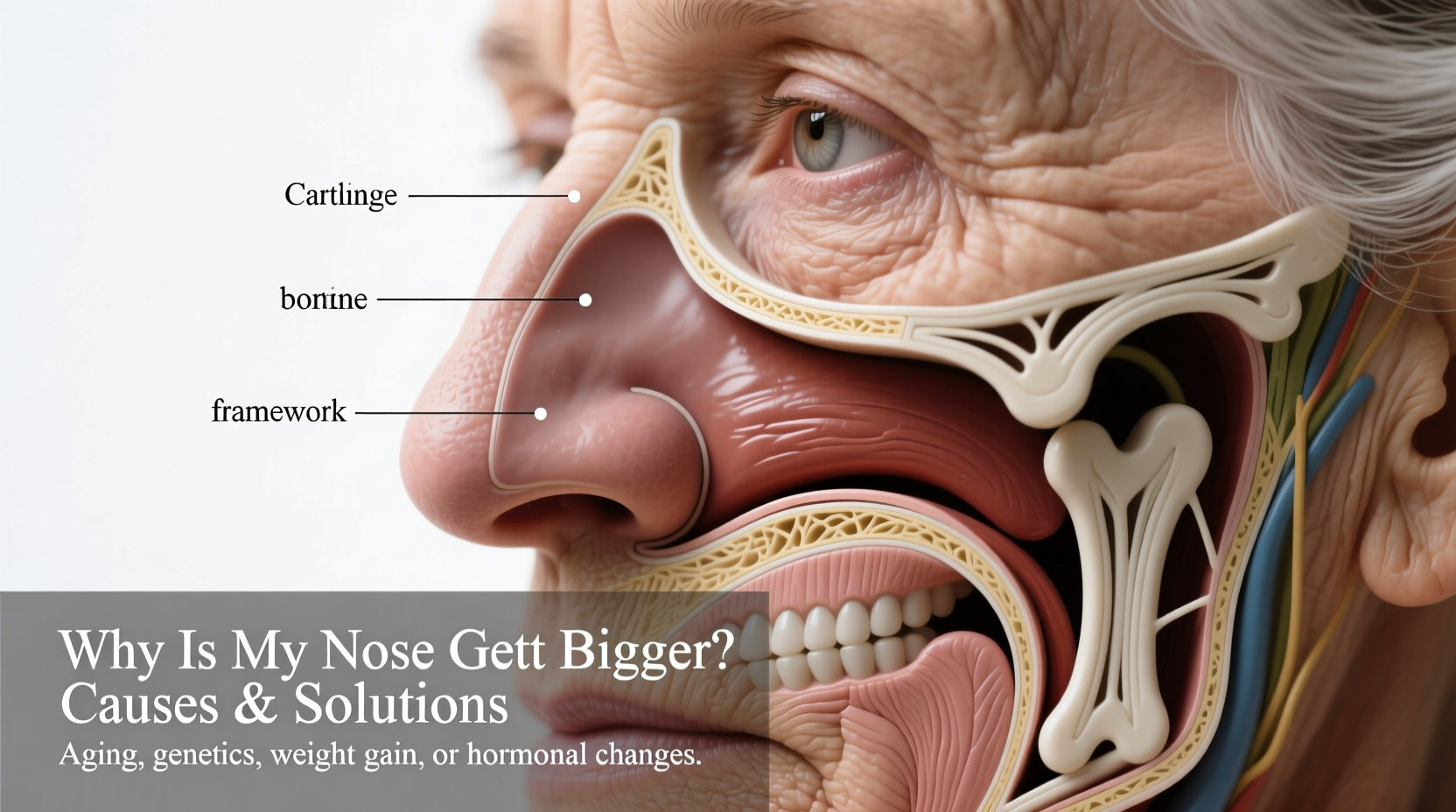 why is my nose getting bigger causes and what to do