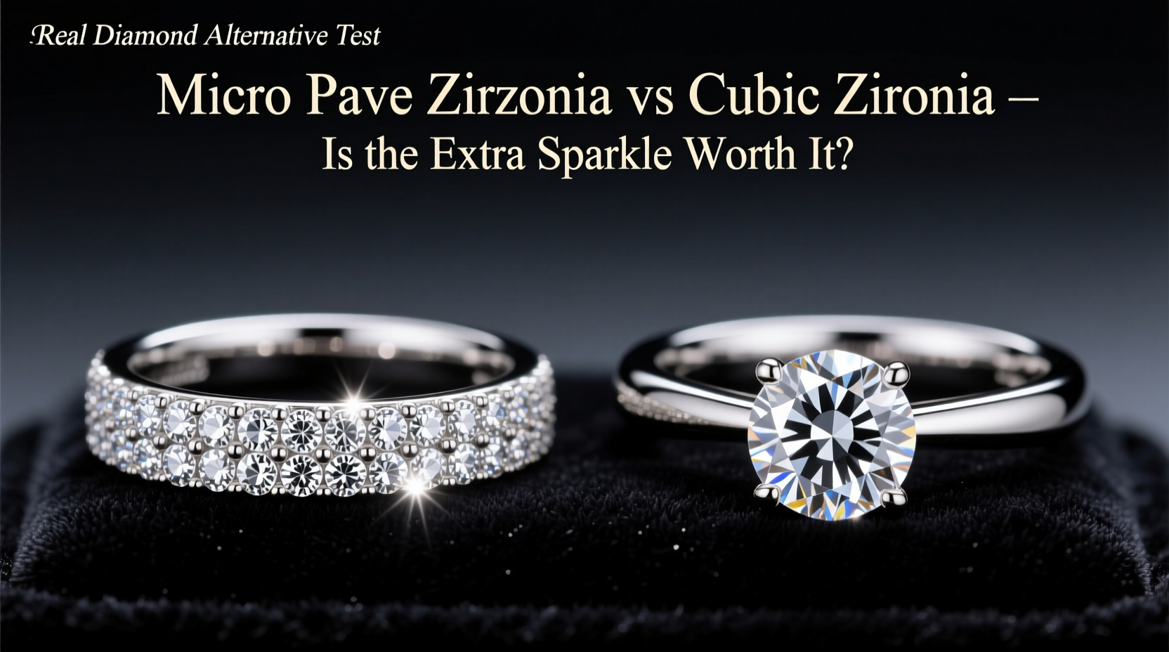 micro pave zirconia vs cubic zirconia is the extra sparkle really worth it