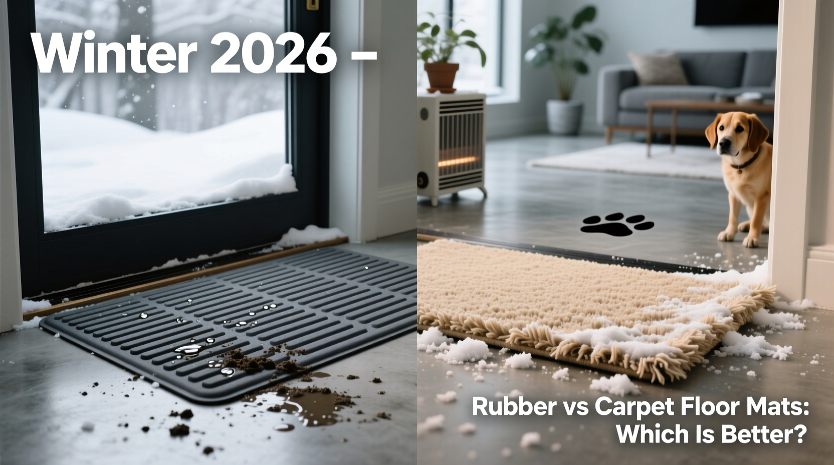 Winter 2026 Rubber vs Carpet Floor Mats: Which Is Better?
