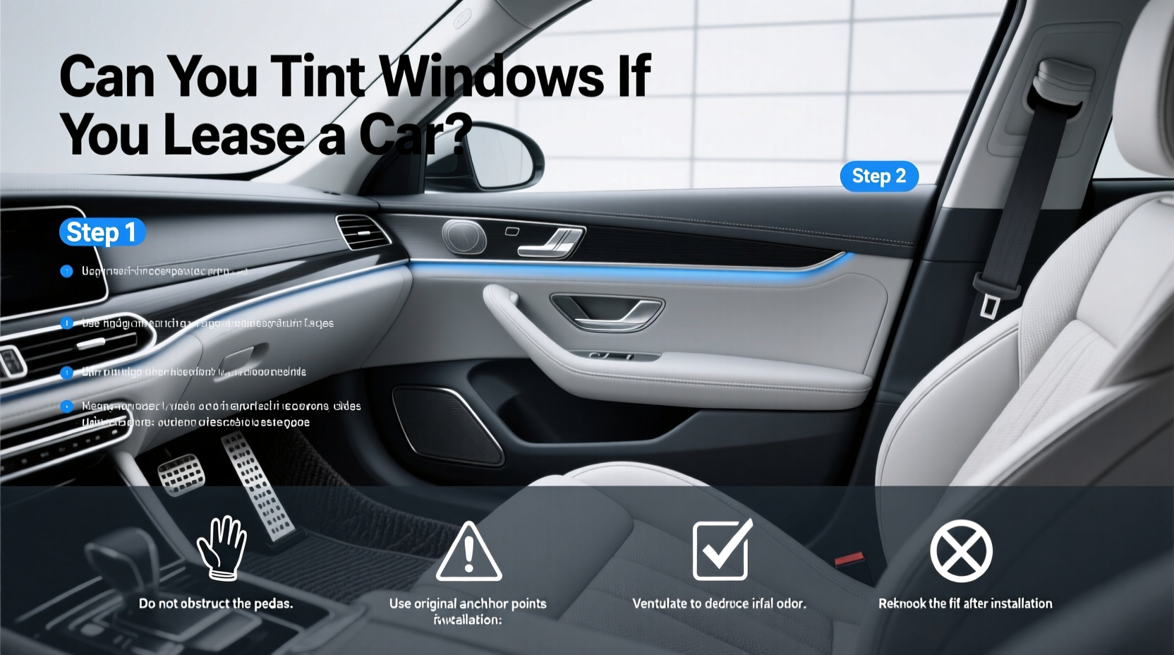 Can You Tint Windows If You Lease a Car? Buying Guide