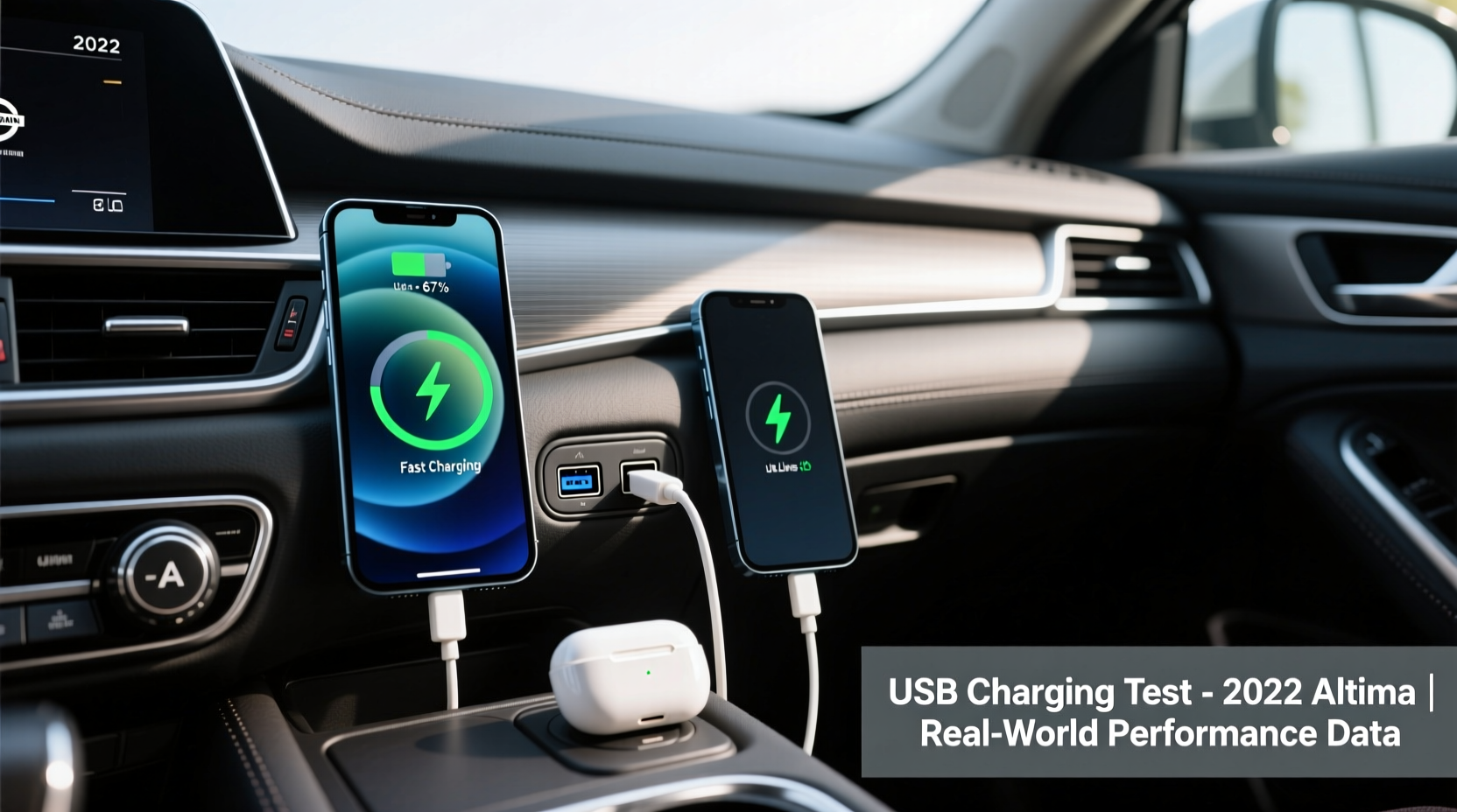 altima 2022 usb charging test
