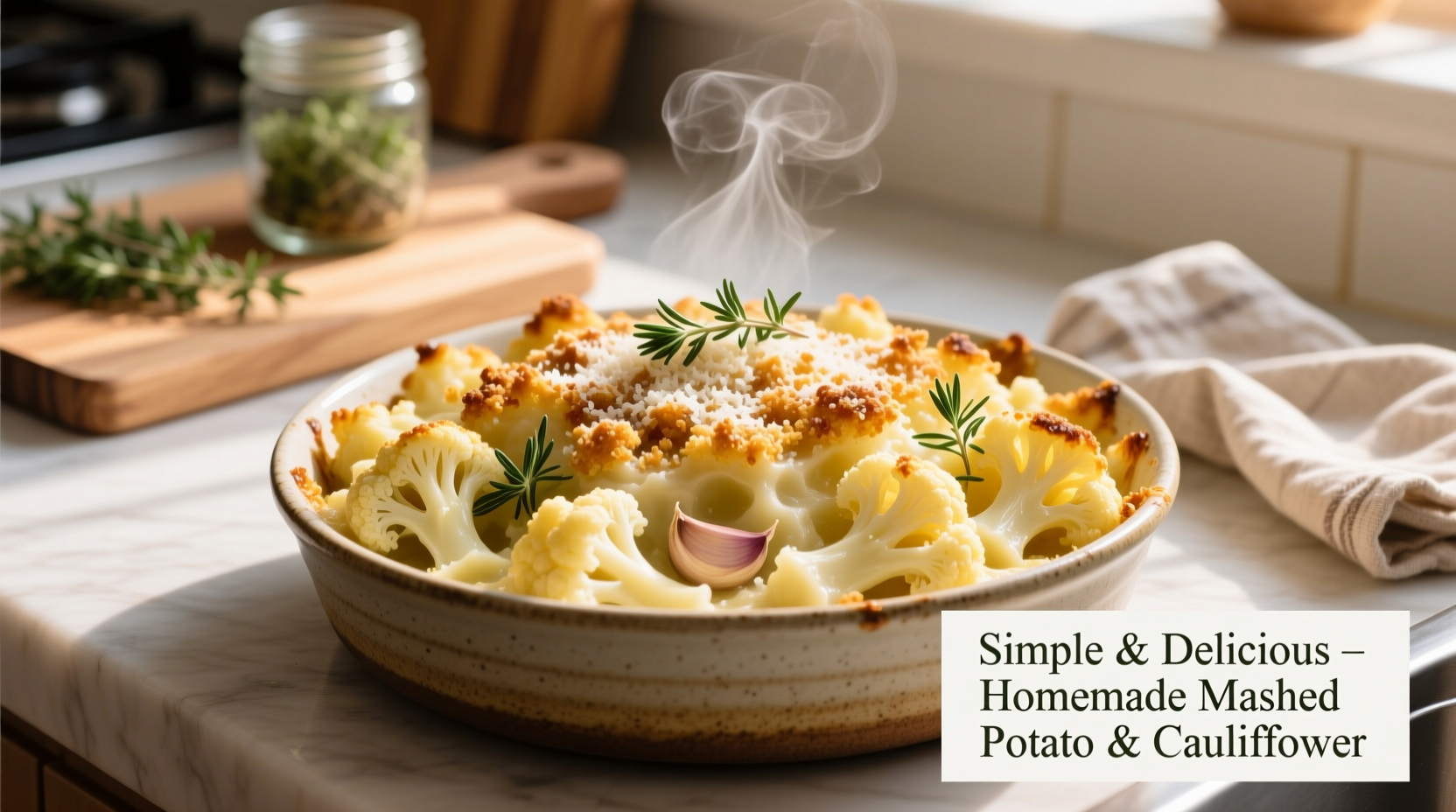 mashed potato and cauliflower recipe