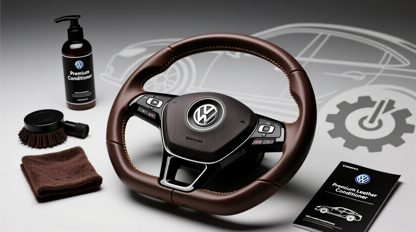 mk7 r leather wheel care