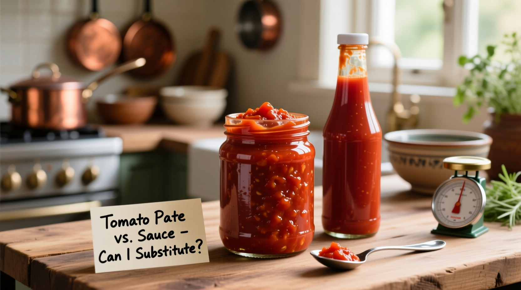 can i use tomato paste instead of sauce