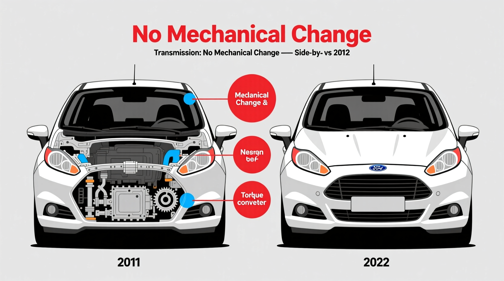 fiesta 2011 vs 2012 transmission