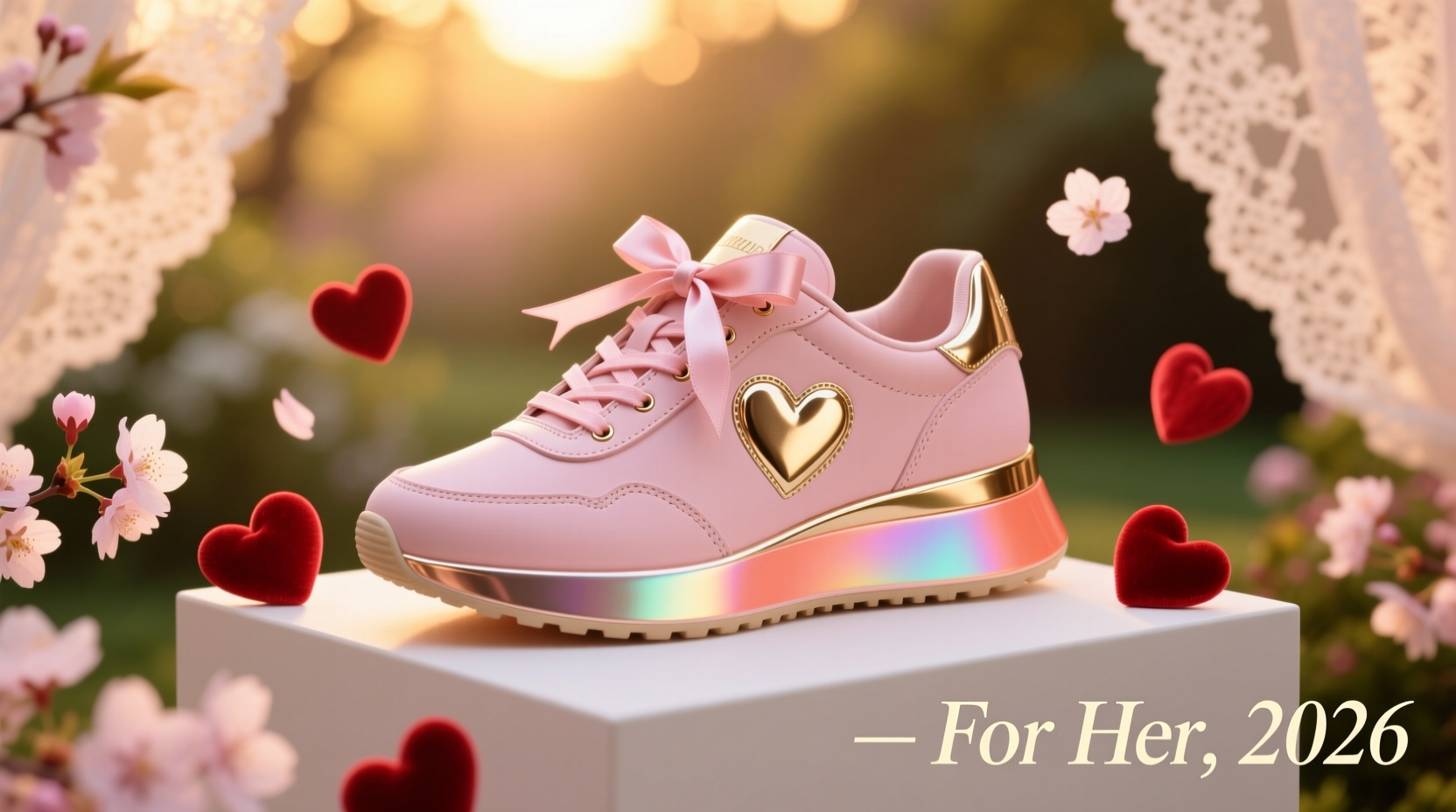 valentines day womens sneakers