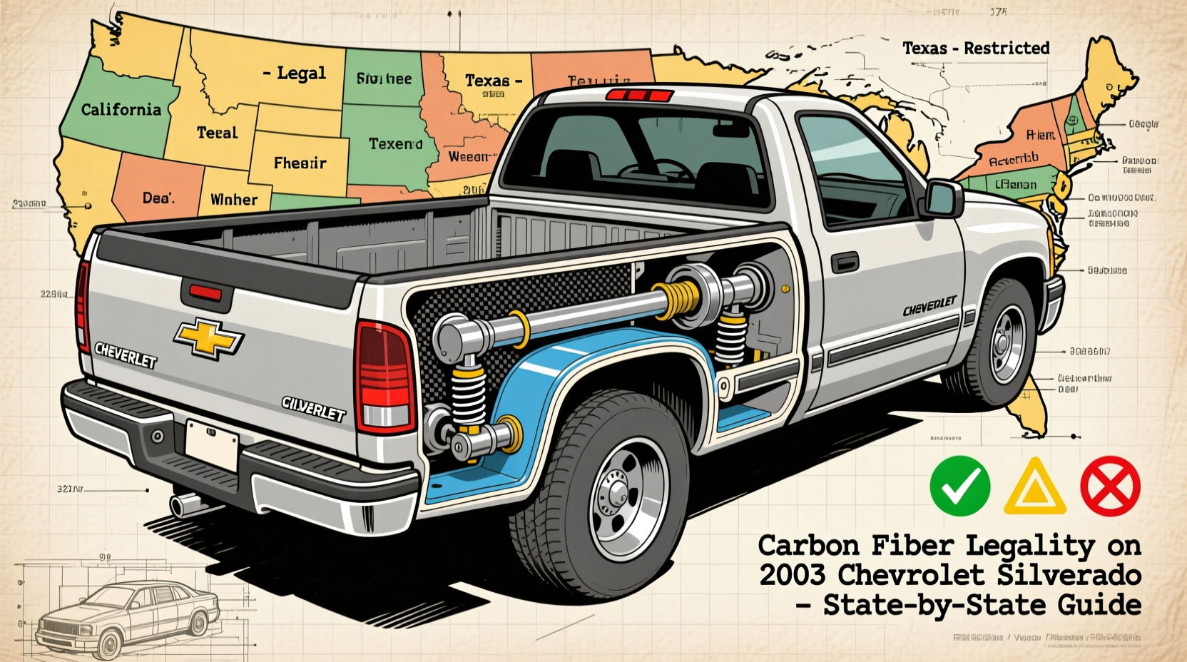 carbon fiber legality 2003 silverado