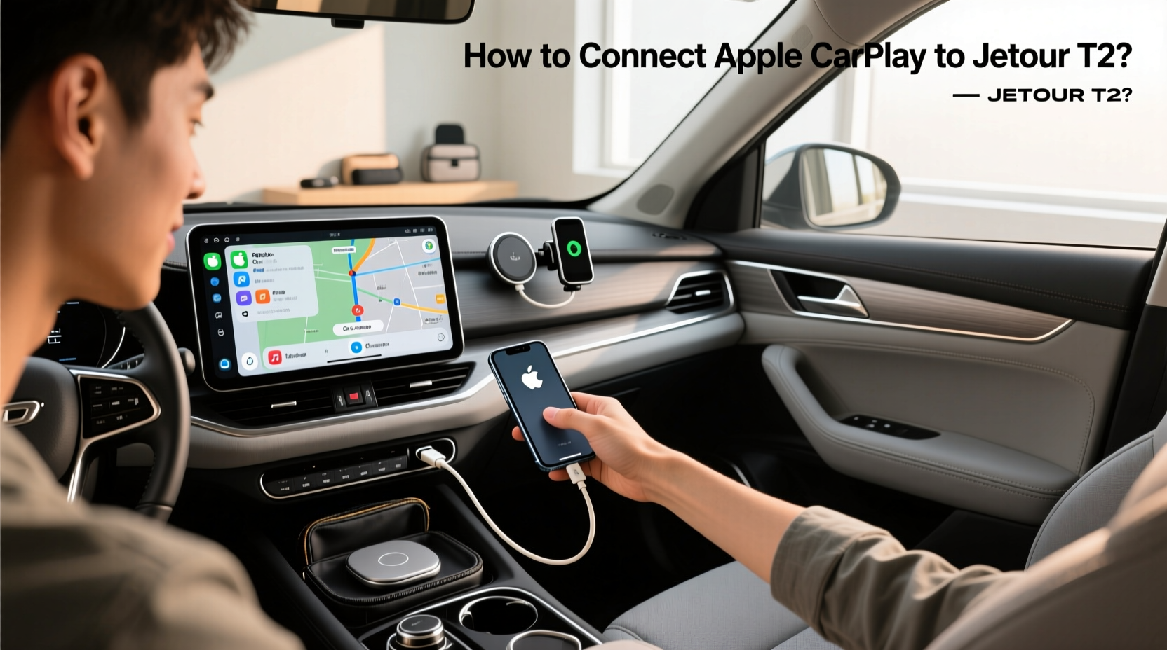 How to Choose Jetour T2 Accessories Steps and Connect Apple CarPlay?