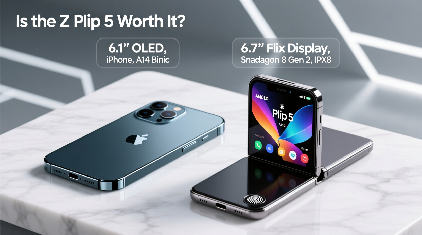 is the z flip 5 really worth ditching my iphone 12 for