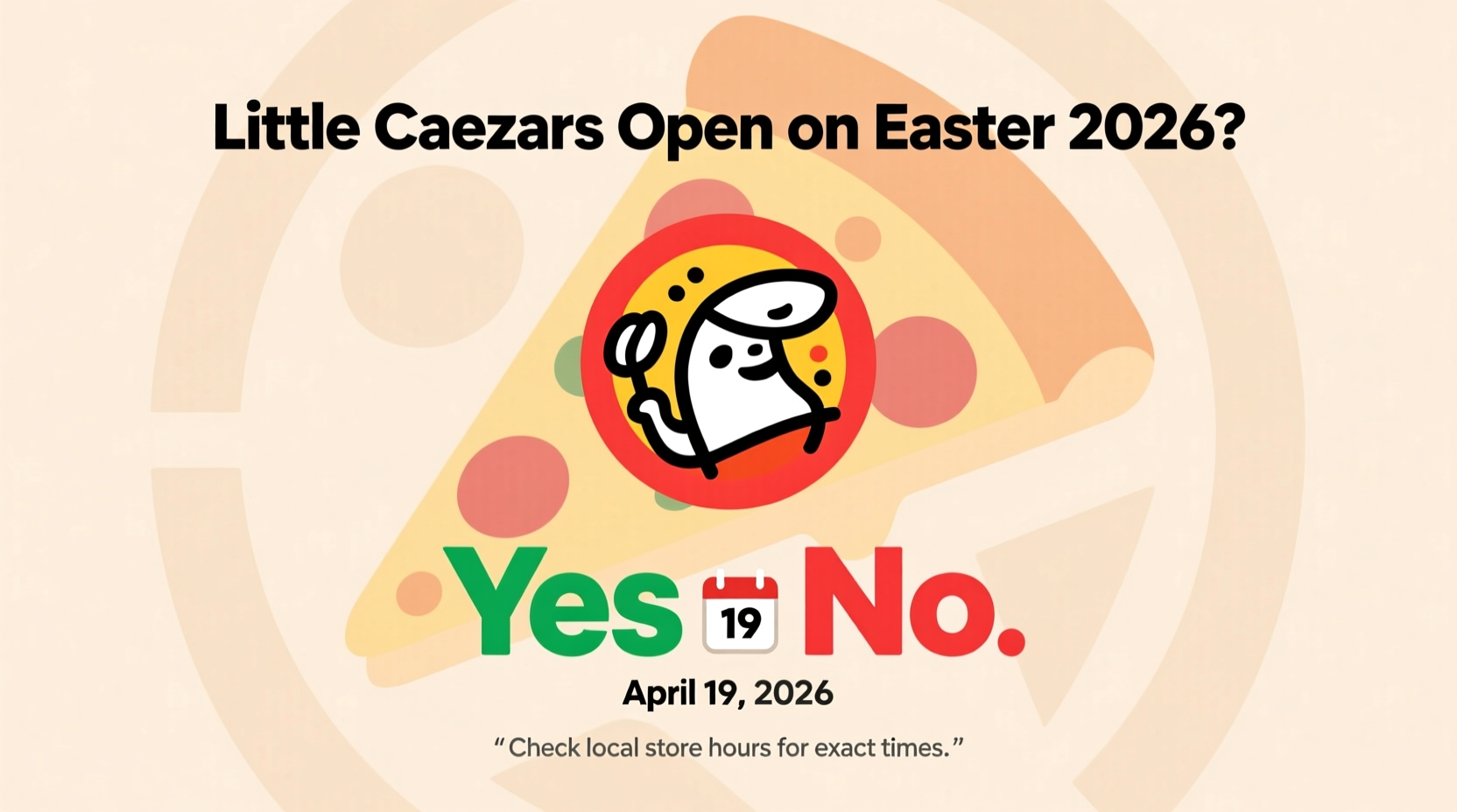 is little caesars open easter