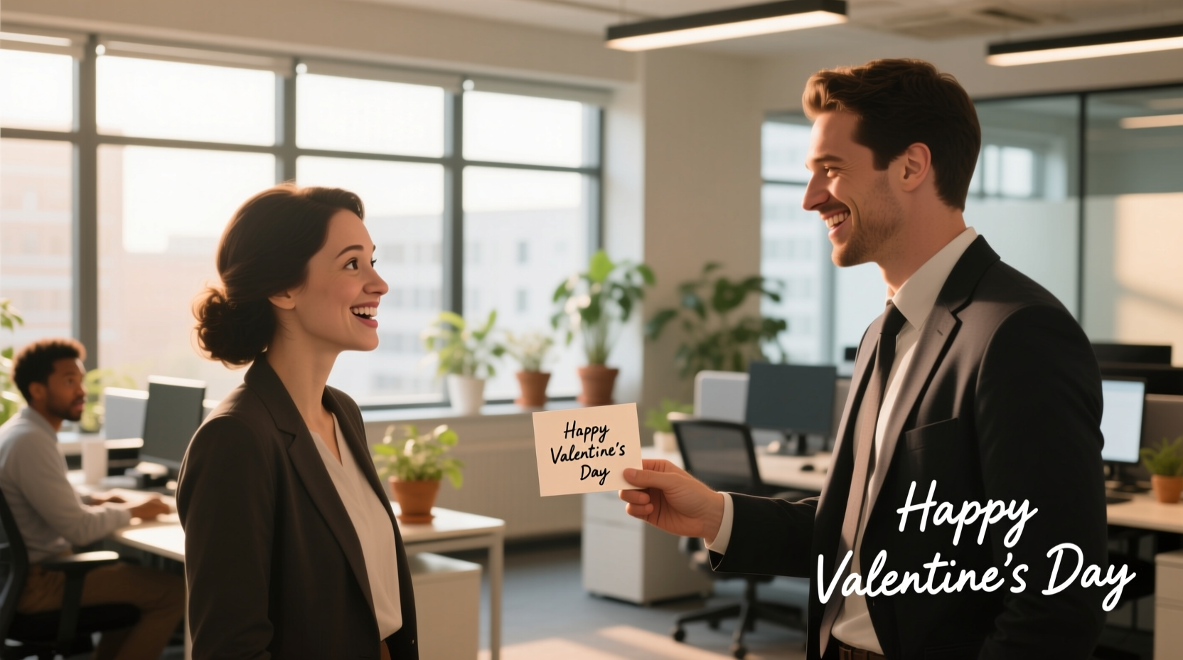 is it inappropriate to wish valentines day coworker