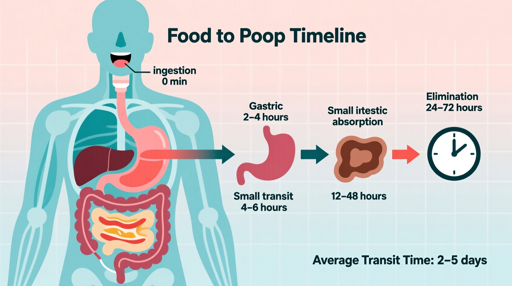 How Long for Food to Become Poop? Digestion Timeline Revealed