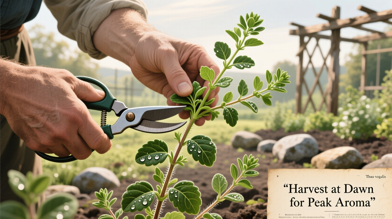 how do i harvest thyme
