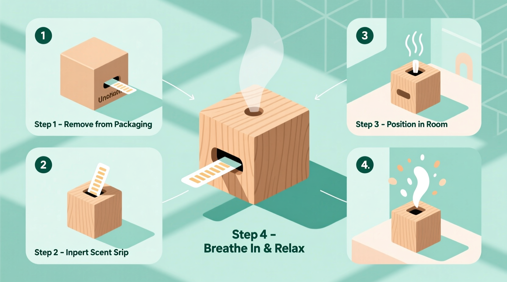 wood air freshener installation