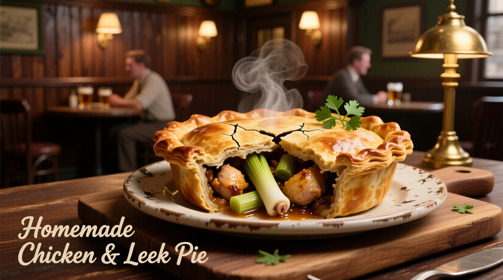 chicken pie leek