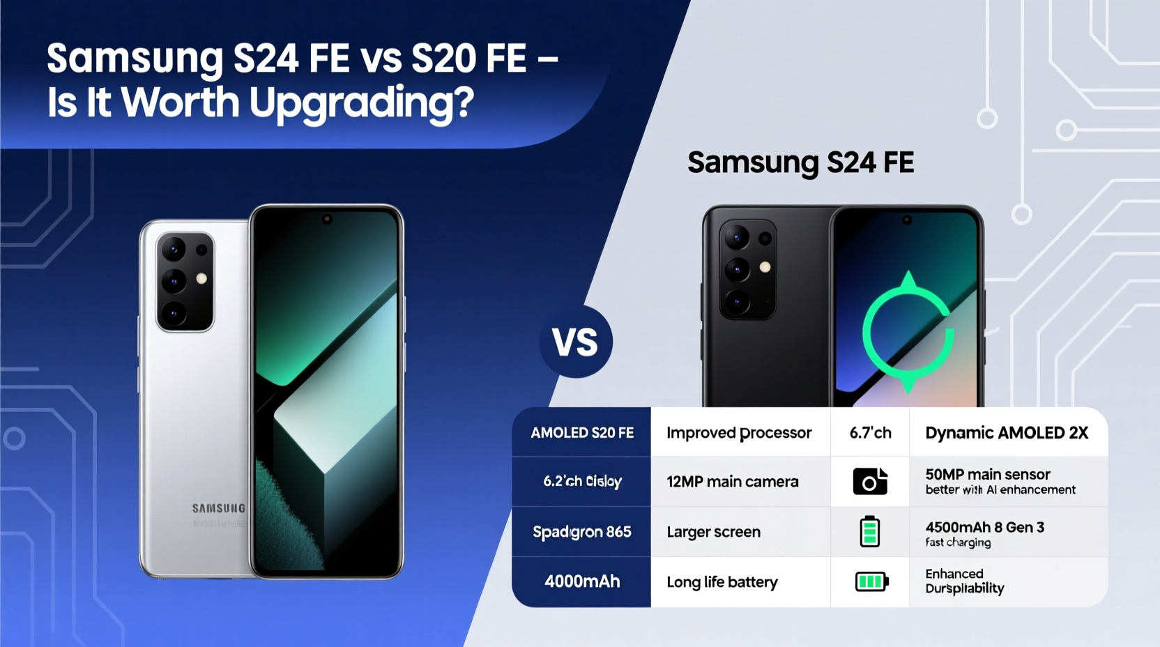 samsung s24 fe vs s20 fe is it worth upgrading or is the older model still good