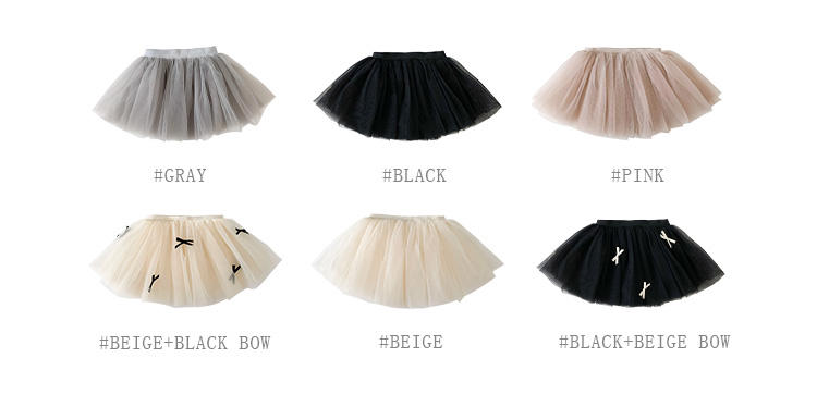 YOEHYAUL Sweet Toddler Skirts with Bows Custom Logo