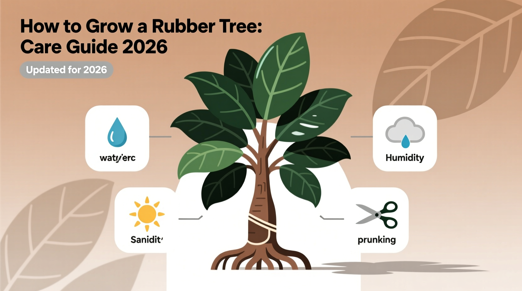how to grow a rubber tree