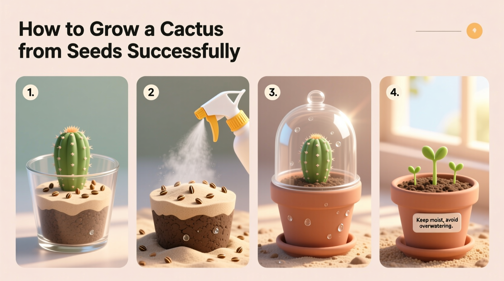 how to grow a cactus from seeds