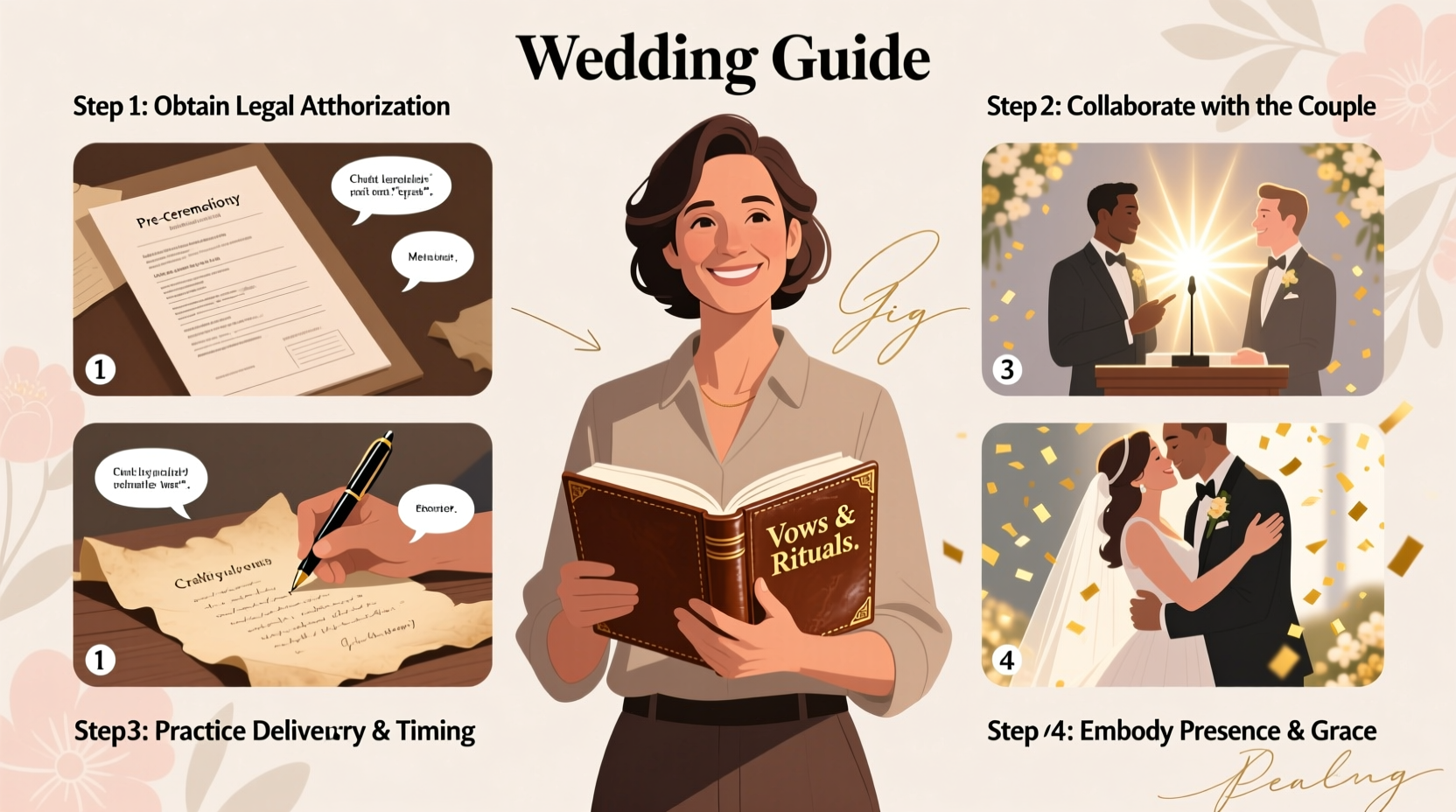 how to be an officiant for a wedding