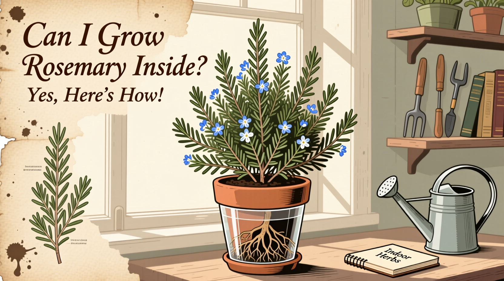 Can I Grow Rosemary Inside? Yes, Here's How