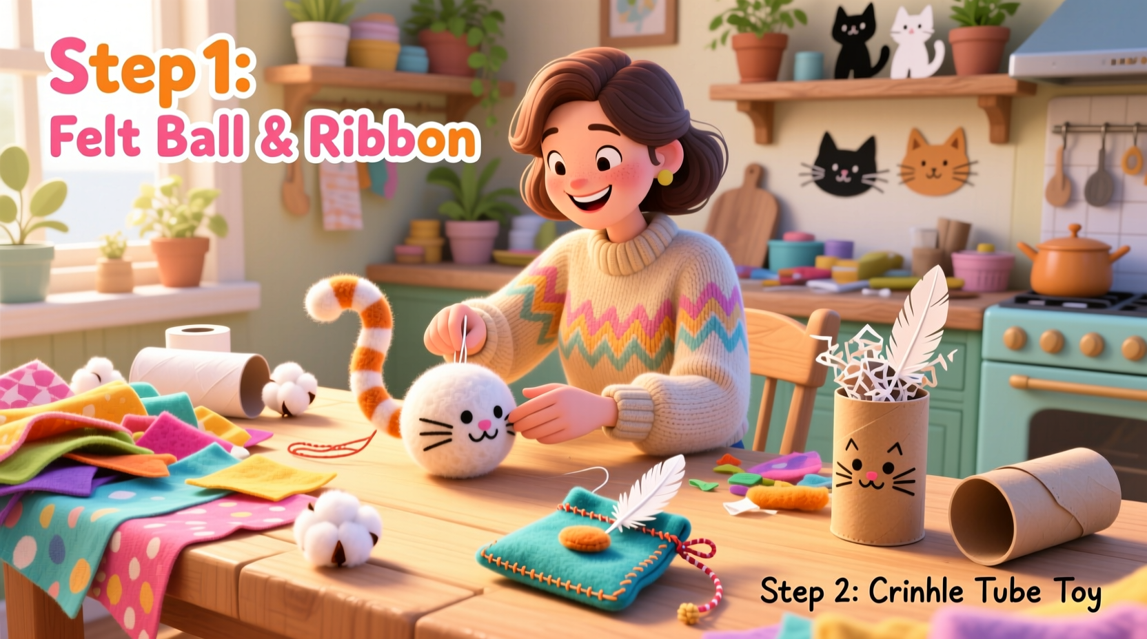 creative diy cat toys step by step guide to making safe and fun toys at home