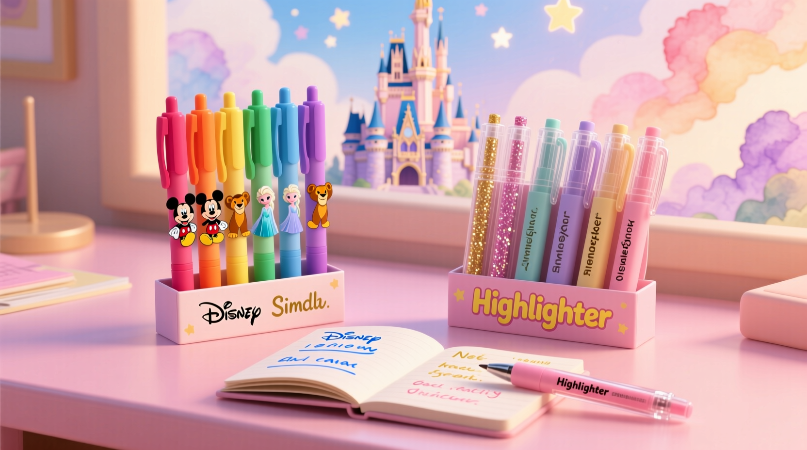 disney gel pens vs highlighters are the pens actually better for note taking