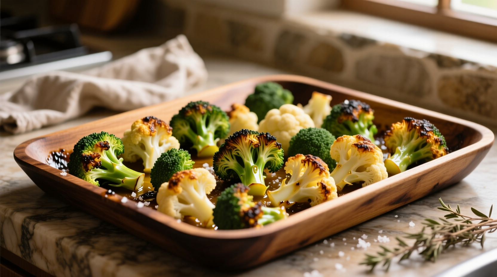 Perfect Oven Roasted Broccoli and Cauliflower Recipe