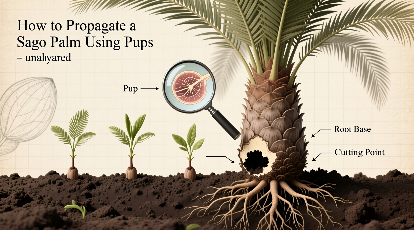 How to Propagate a Sago Palm Using Pups