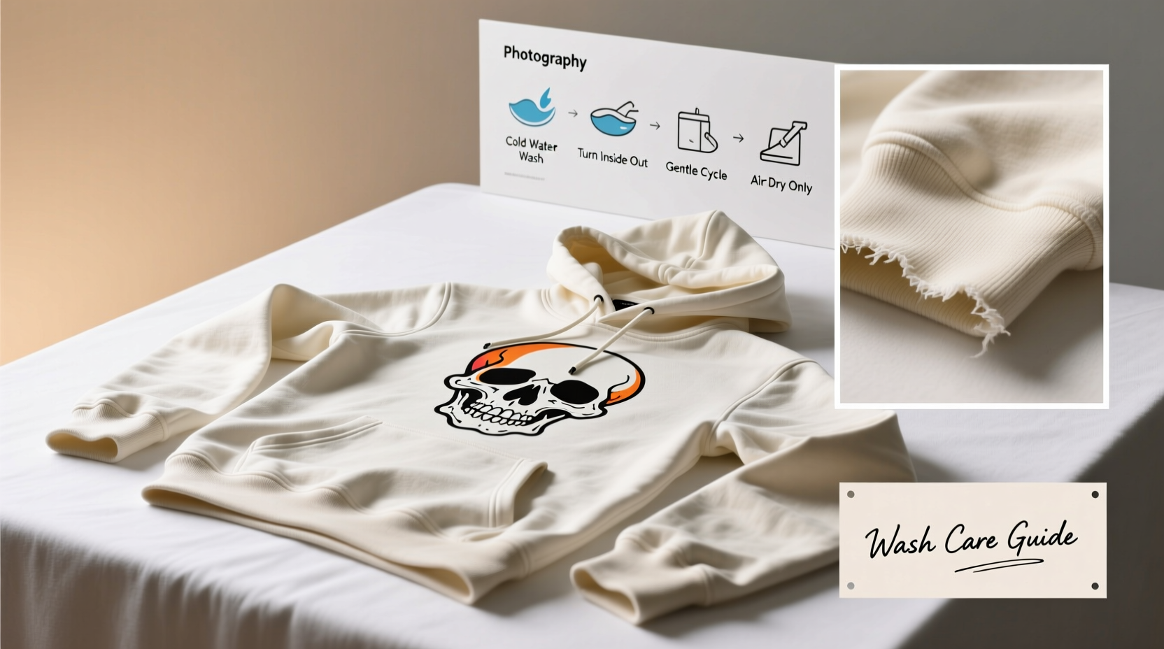 ultimate guide to washing and caring for your printed skull hoodie without fading or damage