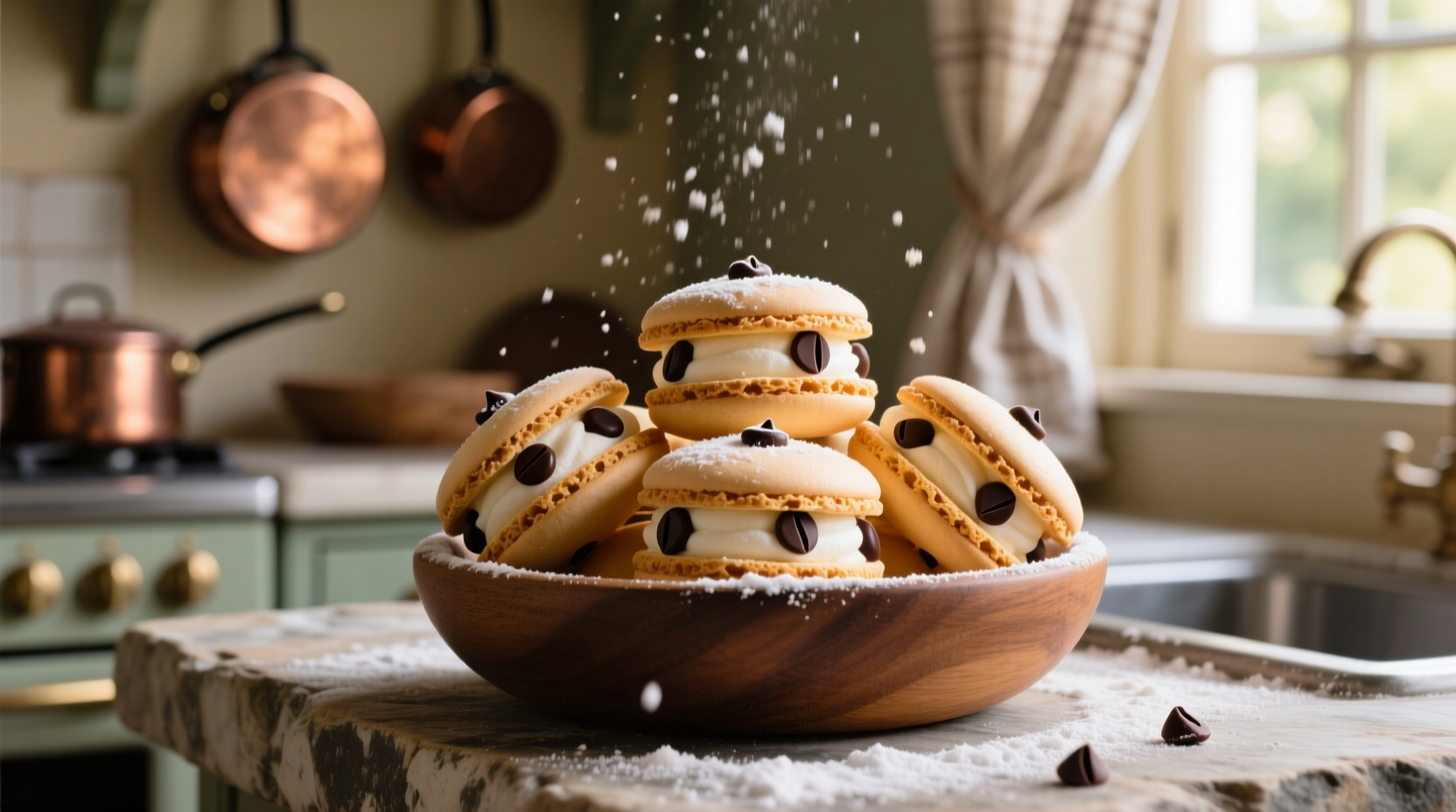chocolate chip meringues