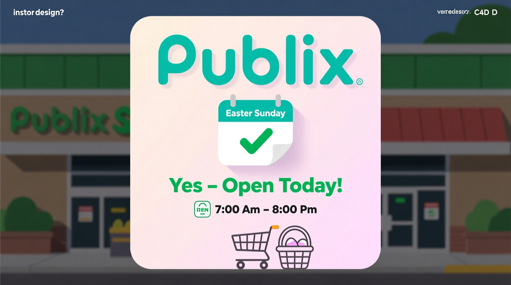 are publix stores closed on easter